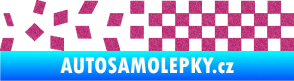 Samolepka Šachovnice 081 Ultra Metalic růžová