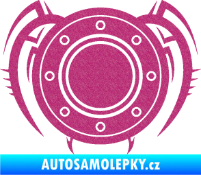 Samolepka Samolepka na víčko od nádrže 001 Ultra Metalic růžová