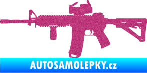 Samolepka Samopal 003 levá Ultra Metalic růžová