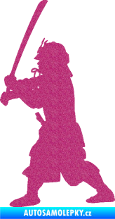 Samolepka Samuraj 001 levá Ultra Metalic růžová