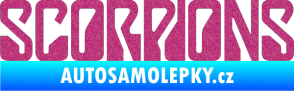 Samolepka Scorpions Ultra Metalic růžová