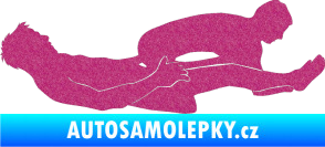 Samolepka Sexy siluety 029 Ultra Metalic růžová