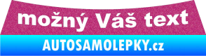 Samolepka Škoda Rapid - zadní Ultra Metalic růžová