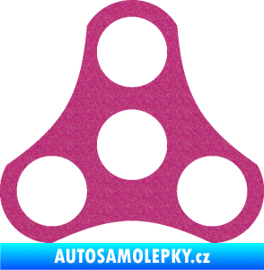 Samolepka Spinner Ultra Metalic růžová