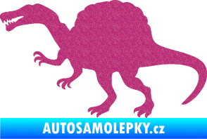 Samolepka Spinosaurus 001 levá Ultra Metalic růžová