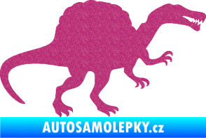 Samolepka Spinosaurus 001 pravá Ultra Metalic růžová