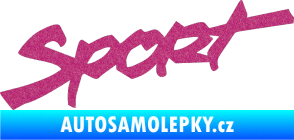 Samolepka Sport 001 Ultra Metalic růžová