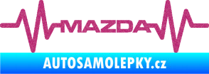 Samolepka Srdeční tep 059 Mazda Ultra Metalic růžová