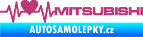 Samolepka Srdeční tep 082 pravá Mitsubishi Ultra Metalic růžová