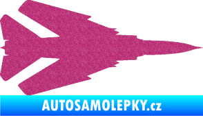 Samolepka Stíhací letoun 007 pravá MIG Ultra Metalic růžová