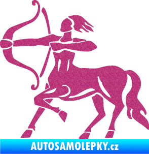 Samolepka Střelec 005 levá Ultra Metalic růžová