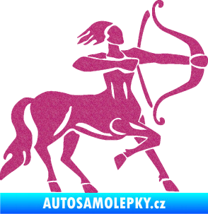 Samolepka Střelec 005 pravá Ultra Metalic růžová