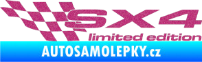 Samolepka SX4 limited edition levá Ultra Metalic růžová