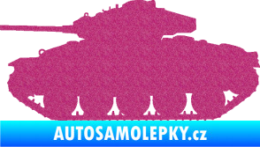 Samolepka Tank 001 levá WW2 Ultra Metalic růžová