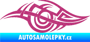 Samolepka Tetování 208 levá Ultra Metalic růžová