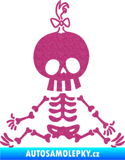 Samolepka The Bone Family Mimi holčička Ultra Metalic růžová