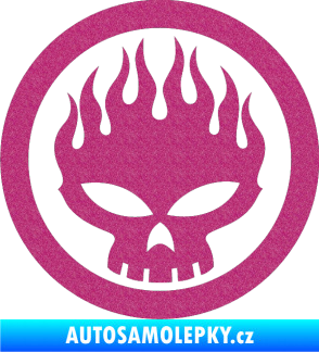 Samolepka The Offspring 002 Ultra Metalic růžová