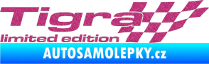 Samolepka Tigra limited edition pravá Ultra Metalic růžová