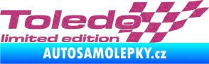 Samolepka Toledo limited edition pravá Ultra Metalic růžová