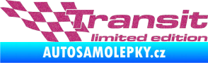 Samolepka Transit limited edition levá Ultra Metalic růžová
