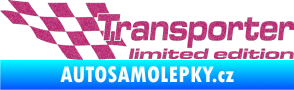 Samolepka Transporter limited edition levá Ultra Metalic růžová