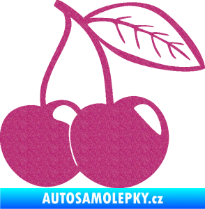 Samolepka Třešně 003 pravá Ultra Metalic růžová