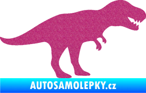 Samolepka Tyrannosaurus Rex 001 pravá Ultra Metalic růžová