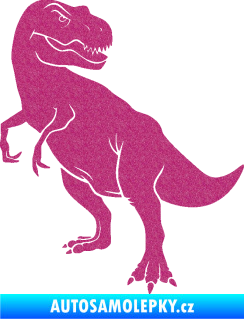 Samolepka Tyrannosaurus Rex 004 levá Ultra Metalic růžová