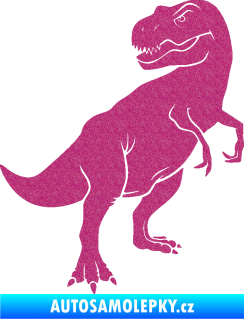 Samolepka Tyrannosaurus Rex 004 pravá Ultra Metalic růžová
