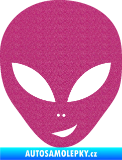Samolepka UFO 003 pravá Ultra Metalic růžová
