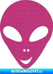 Samolepka UFO 004 levá Ultra Metalic růžová