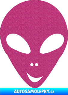Samolepka UFO 004 pravá Ultra Metalic růžová