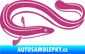 Samolepka Úhoř 001 pravá Ultra Metalic růžová