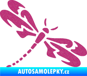 Samolepka Vážka 001 pravá Ultra Metalic růžová