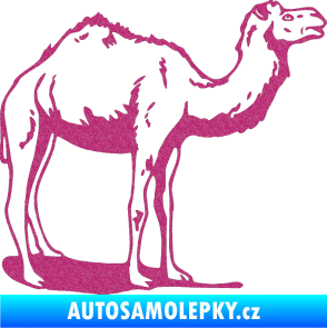 Samolepka Velbloud 001 pravá Ultra Metalic růžová