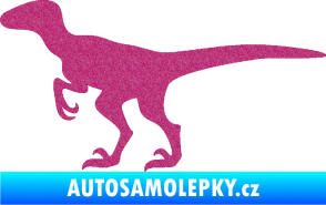 Samolepka Velociraptor 001 levá Ultra Metalic růžová