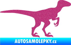 Samolepka Velociraptor 001 pravá Ultra Metalic růžová