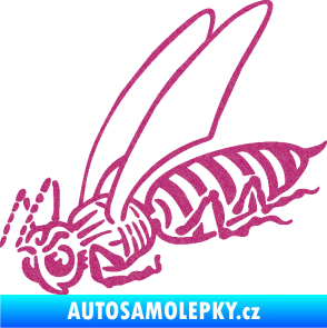 Samolepka Vosa 004 levá Ultra Metalic růžová