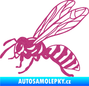 Samolepka Vosa 006 levá Ultra Metalic růžová