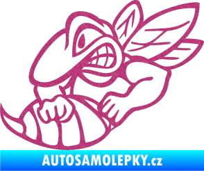 Samolepka Vosa levá Ultra Metalic růžová