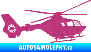 Samolepka Vrtulník 006 pravá Ultra Metalic růžová