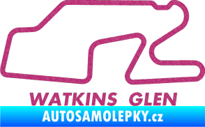 Samolepka Okruh Watkins Glen International Ultra Metalic růžová