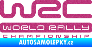 Samolepka WRC -  World Rally Championship Ultra Metalic růžová