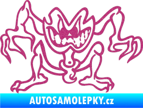 Samolepka Žabák levá Ultra Metalic růžová