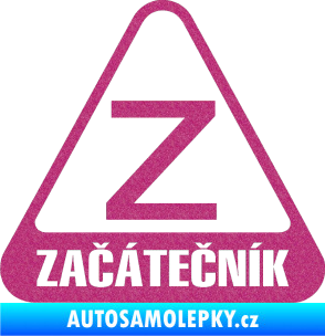 Samolepka Začátečník Ultra Metalic růžová