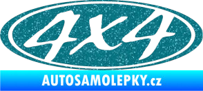 Samolepka 4x4 varianta 008 Ultra Metalic tyrkysová