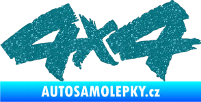 Samolepka 4x4 varianta 015 Ultra Metalic tyrkysová