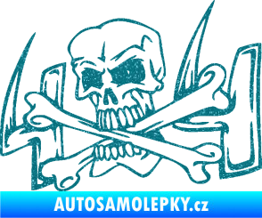 Samolepka 4x4 varianta 022 Ultra Metalic tyrkysová