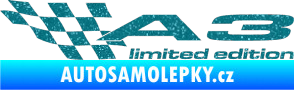 Samolepka A3 limited edition levá Ultra Metalic tyrkysová