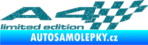 Samolepka A4 limited edition pravá Ultra Metalic tyrkysová